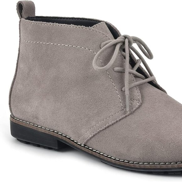 WHITE MOUNTAIN Shoes Auburn Women's Boot Grey/Leather 11 M